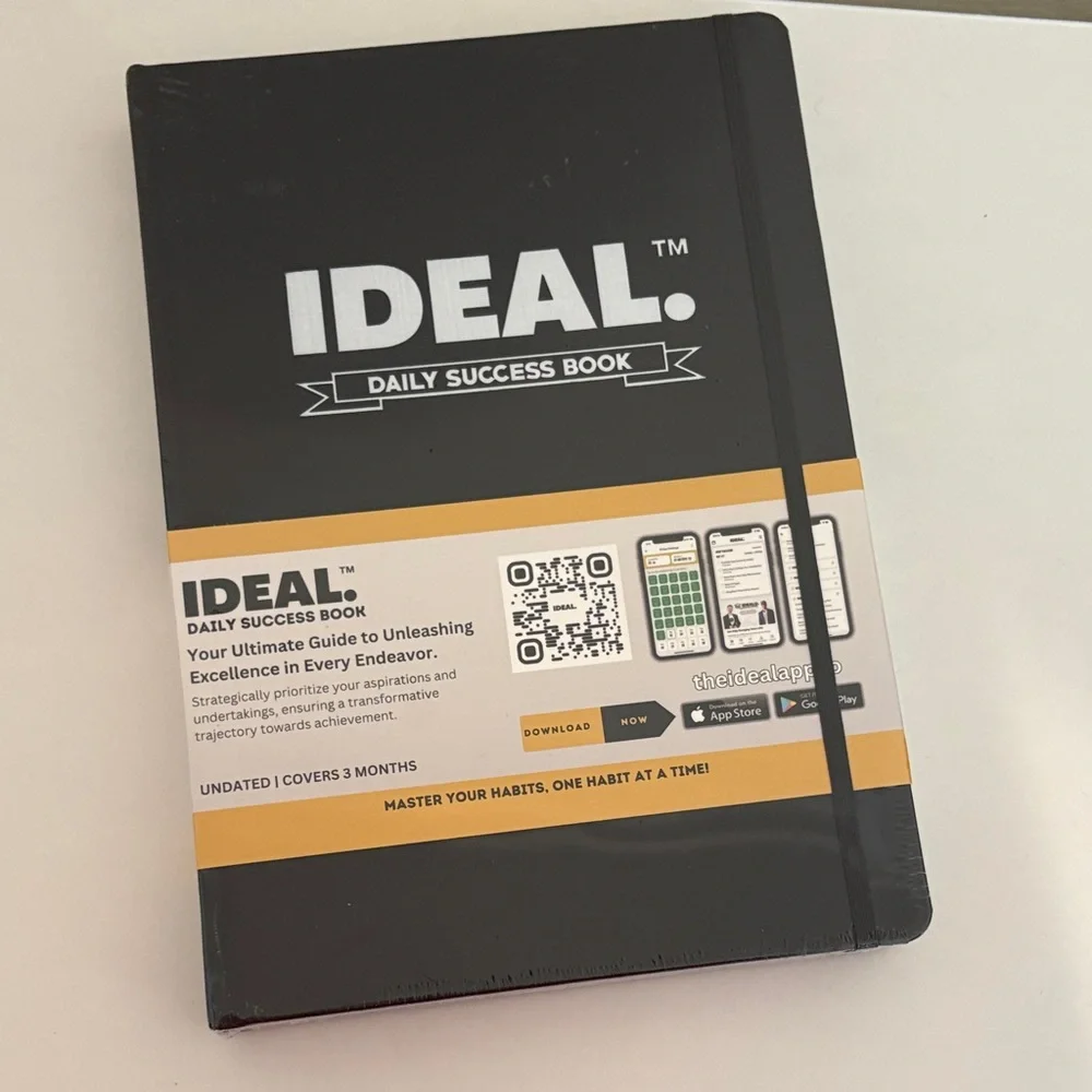 IDEAL Black Daily‎ Success Book Journal Notebook Black Daily Writing NEW